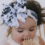 Cow Print Ruffle Headband
