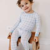 Gingham Long Sleeve PJ Set