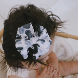 Cow Print Ruffle Clip