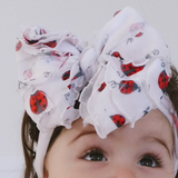 Ladybug Ruffle Headband