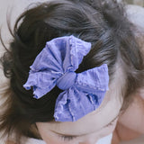 Purple Ruffle Clip