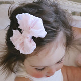 Ballet Pink Ruffle Clip