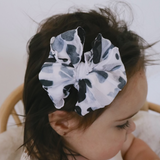 Cow Print Ruffle Clip