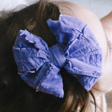 Purple Ruffle Clip