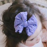 Purple Ruffle Clip